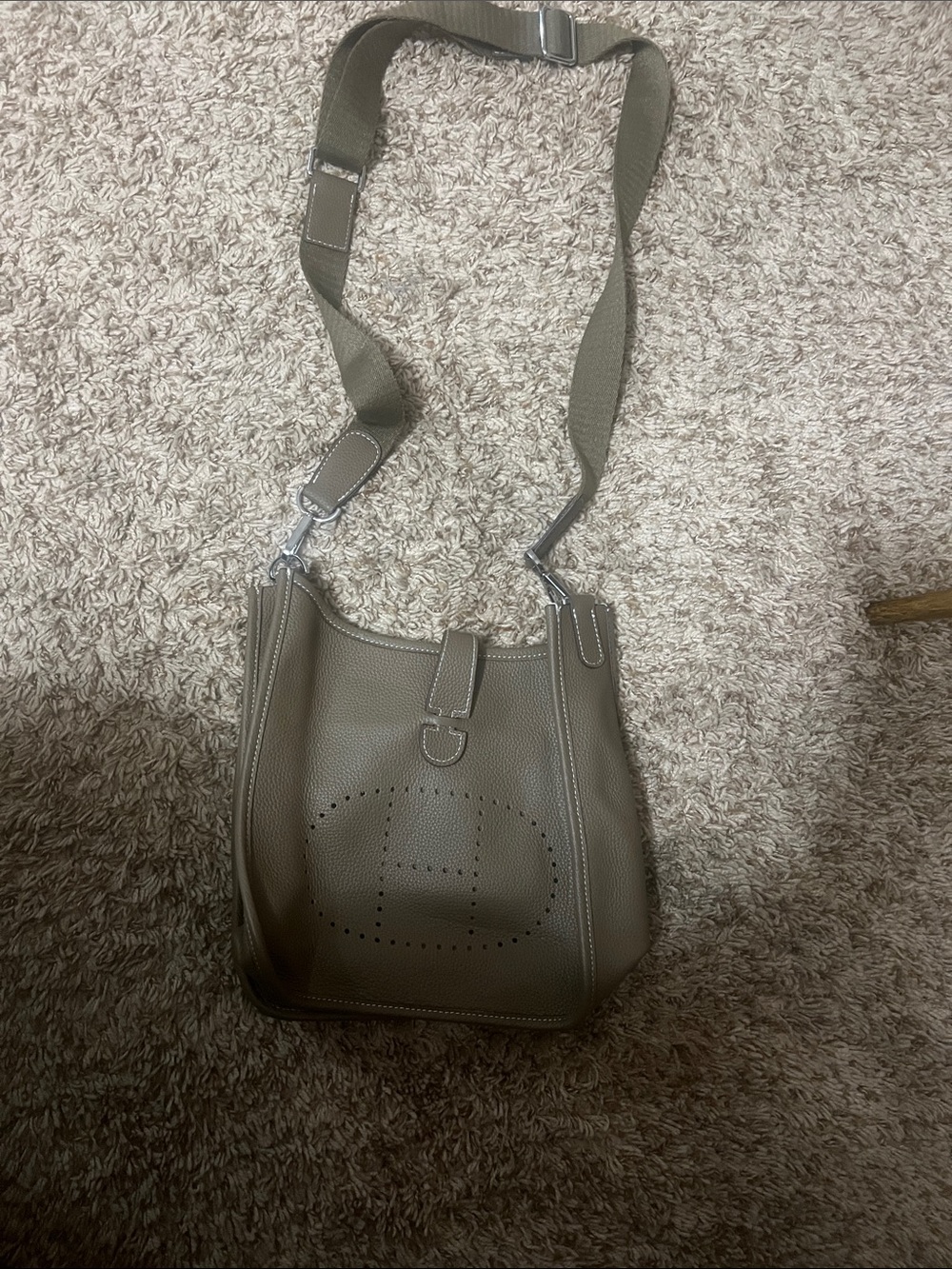 Top leather Crossbody bag